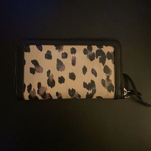 Leopard print wallet